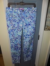 Lilly Pulitzer Kelly Skinny Ankle Pant New Royal Purple Size 4 Women&#39;s NEW - £84.61 GBP