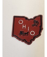 Ohio Red Rubber State Souvenir Fridge Magnet - £3.75 GBP