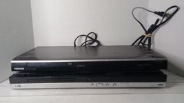 Lot of 2 DVD Players - Toshiba SD4300 &amp; RCA DRC427N For Parts, Power On,... - $25.73