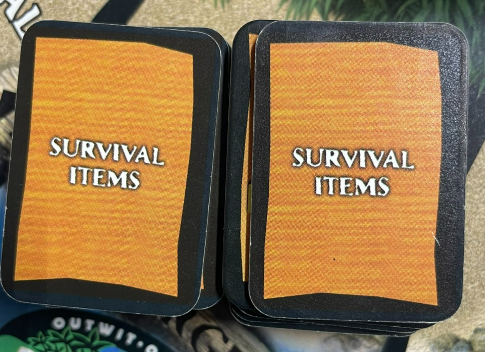 Survivor the Game Board Game Replacement Part: Survival Items Cards - $3.95