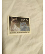 1988 USA 22¢ Siamese &amp; Exotic Shorthair Cats Postage Stamp #2372  MNH- 1... - £1.54 GBP