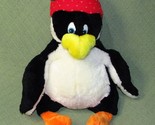 20&quot; COMMONWEALTH PENGUIN PLUSH with SQUEAKER Red Knit Hat Large Stuffed ... - $27.00