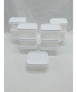 Lot Of (13) Clear Storage Containers With Lid 2 1/2&quot; X 2&quot; X 1 1/2&quot; - $17.82