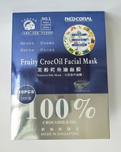 3 x REDCORAL Fruity CrocOil Silk Beauty Facial Mask 10 Pieces/Box 3盒装... - £107.63 GBP