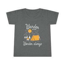Personalized Toddler T-Shirt, Wander Often Wonder Always Design, Gildan 64500P,  - £13.25 GBP