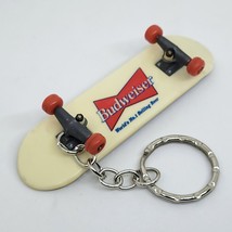 Budweiser Mini Skateboard Keychain / Fingerboard Toy - 80s~90s Rare Vintage - $21.90