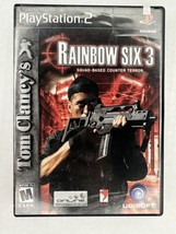 Tom Clancy&#39;s Rainbow Six 3 Sony PlayStation 2 PS2 2004 Complete with Manual CIB - £8.64 GBP