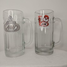 Set Of 2 AW Root Beer Heavy Mugs 2000 &amp; 2013 Heavy Mugs 7&quot; - £18.94 GBP