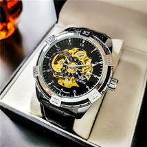 Swarch Automatic Mechanical Watch Men&#39;s Watch Hollow-Out Personalized Large Dial - £55.45 GBP