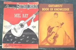 2 Vintage 1950&#39;s Books Guitarist Book of Knowledge &amp; Elementary Guitar Chords - £7.74 GBP
