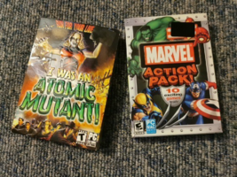 Marvel Action Pack - 10 PC Games - And I Was An Atomic Mutant Games - $9.49