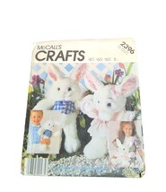 Vtg McCall&#39;s Crafts Sewing Pattern 2396 Soft Bunny Package - $6.99