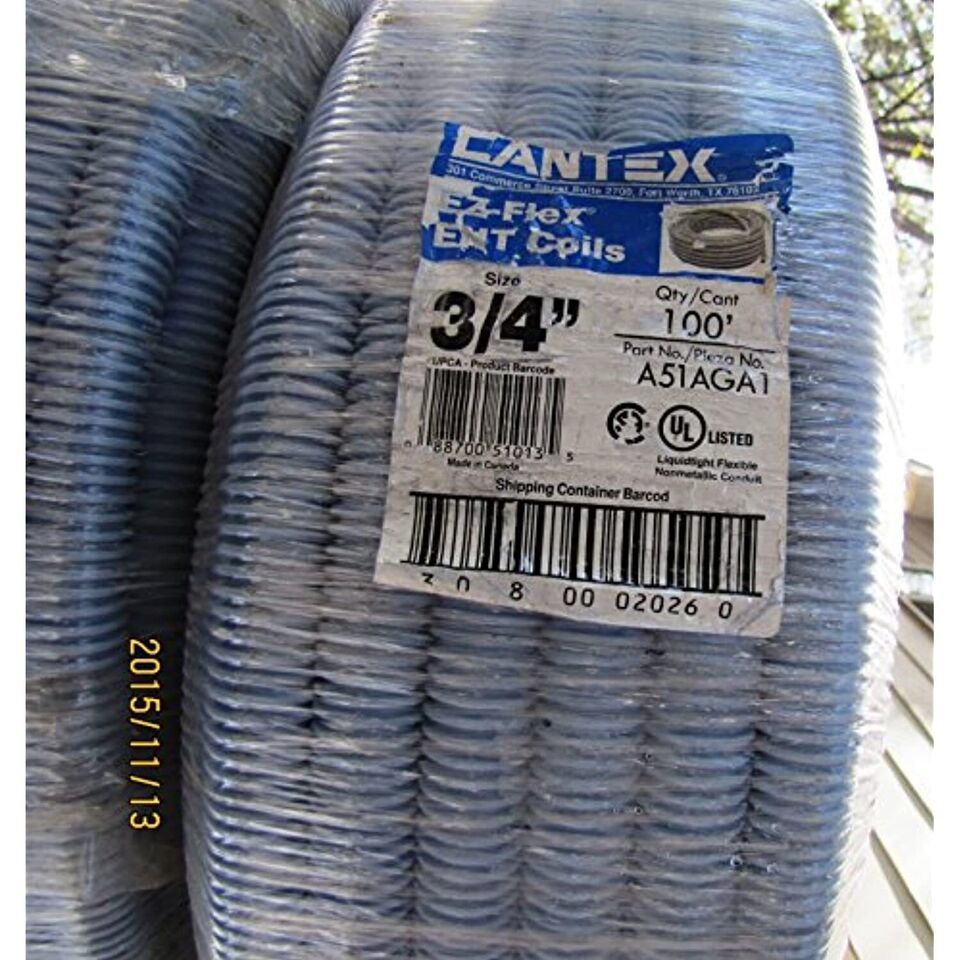 Cantex 3/4 in. Dia. x 100 ft. L PVC For Cablemate systems Non-Metallic T... - $100.12