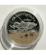 A beautiful and rare souvenir token Kyrgyzstan 2017-2022 - 34 mm Proof C... - $11.00