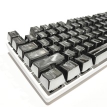 Electroplated Dark Silver Backlit Keycaps,Keycap Set,Keycap,Artisan Keycap,rgb - £29.33 GBP