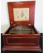 Regina Music Box Mahogany Deluxe Cabinet Style ll circa 1898 - £4,755.71 GBP
