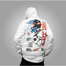ZEPHYRS Techwear Windbreakers white Series Cyberpunk Waterproof Windproof Jacket - £87.92 GBP+