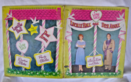 VINTAGE 1953 LUCILLE BALL &amp; DESI ARNAZ “I LOVE LUCY” PAPER DOLLS+CLOTHIN... - $4.95