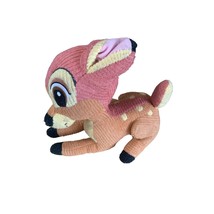 Disney Bambi Plush Stuffed Animal Doll Toy Corduroy Ribbed 8 in Length D... - £12.38 GBP