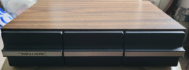 VTG Realistic Walnut Grained Vinyl Veneer Cassette Tape Storage 3 Drawer - $484.45 MXN