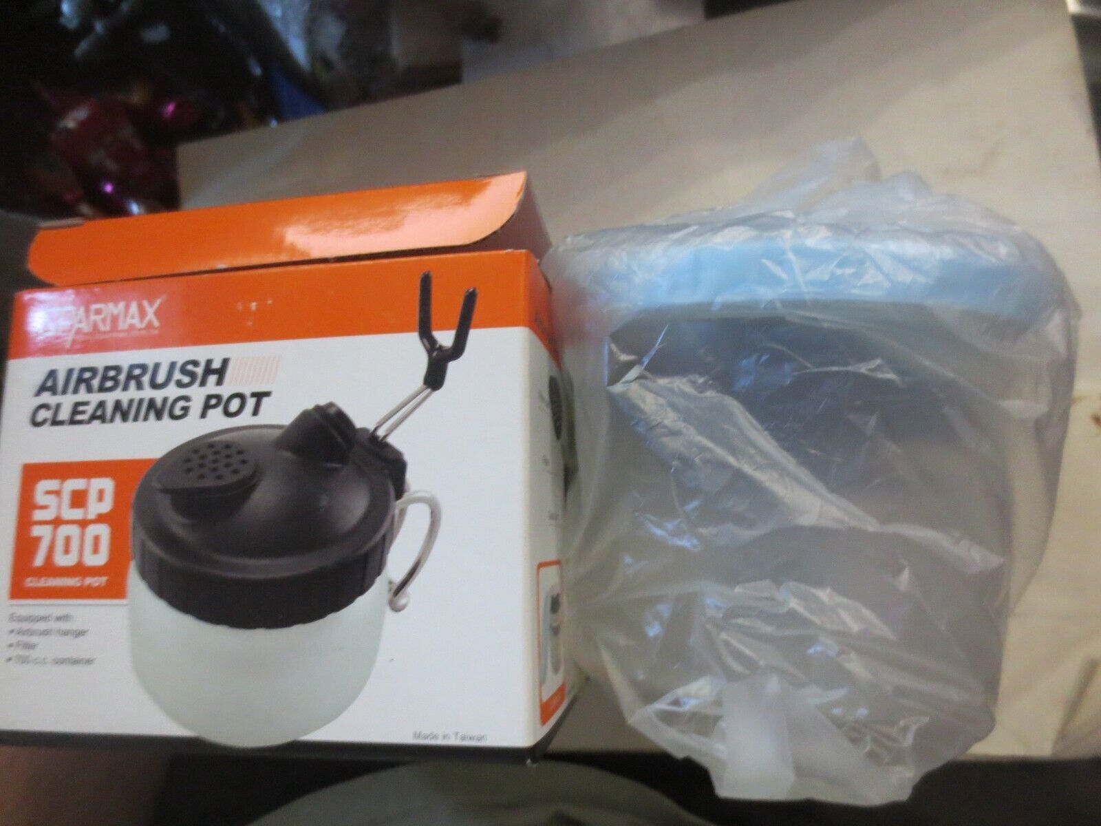 Sparmax Airbrush Cleaning Pot SCP-700 NEW - $9.49