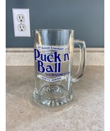 6th Annual 1985 Emestowm Labatt&#39;s Awards PUCK N&#39; Ball 16oz Blue D Handle... - £6.75 GBP