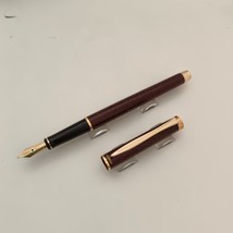 Pelikan Classic P381 Maroon Lacquer Gold Trim Fountain Pen Made in Germany - $199.45