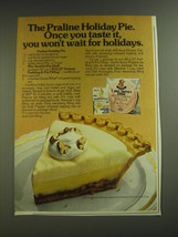 1974 Jell-O Pie Filling and Mrs. Smith&#39;s Frozen Pie Shell Advertisement - £14.53 GBP