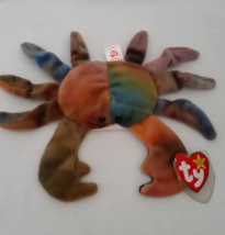 TY Beanie Babies Claude Crab Eye Sewn Wronge PVC PELLETS RARE ERRORS Ret... - $39.99