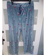 Life is Good Coffee Cups Blue Pajama Bottoms Size L Women&#39;s NWOT - $31.20 CAD