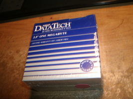 new/sealed! wabash datatech -10 microdiskettes-made in u.s.a.-3.5`-wabash - $15.99