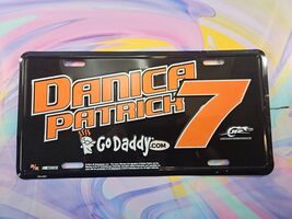 Danica Patrick Nascar #7 GoDaddy.com Metal License Plate JR Motorsports - $129.63 MXN