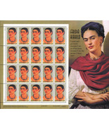 2001 34c Frida Kahlo, Painter, Sheet of 20 Scott 3509 Mint F/VF NH - £12.53 GBP