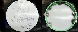 Plastic Rim 8&quot; Tambourine Neil Sedaka Signed Autographed - £9.43 GBP