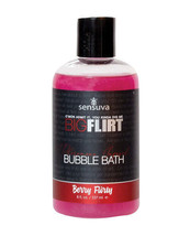 Sensuva Big Flirt Pheromone Bubble Bath - 8 oz Berry Flirty - £14.76 GBP