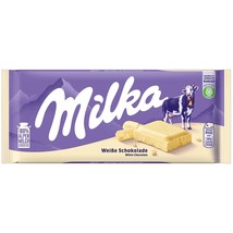 Milka Chocolate Bar: White Chocolate - 100g -FREE Shipping - £7.11 GBP