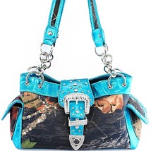 Western Concealed Carry Buckle Camouflage Handbag in 7 Colors, Fast ship... - $46.99