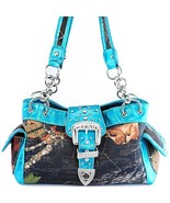 Western Concealed Carry Buckle Camouflage Handbag in 7 Colors, Fast shipping. - $46.99