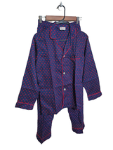 Vintage Mr. Jama 1950s Pajamas Set Size 16  Retro Polka Dot Pj&#39;s 100% Cotton  - £44.75 GBP