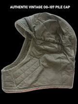 1959 ORIGINAL VIETNAM WAR COLD WEATHER HELMET LINER HAT GREEN OG-107 PIL... - $87.11