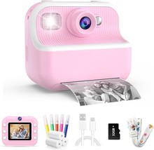 Kids Camera Instant Print Toys Toddler Cameras Printing Photos 1080P Video Camer - £69.50 GBP