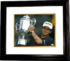 David Toms signed 8x10 Photo Custom Framed 2001 PGA Championship w/ Trophy (hori - £71.54 GBP