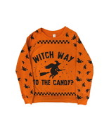 Women&#39;s Witch Way To the Candy Light-Up Halloween Sweatshirt Orange L (1... - $451.87 MXN