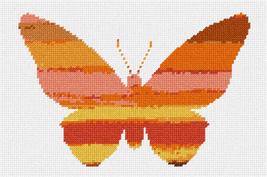 Pepita Needlepoint kit: Ombre Butterfly Orange, 10&quot; x 7&quot; - £39.71 GBP+