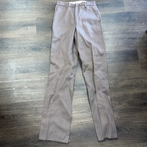 New Riverside Brown Work Uniform pants size 27x34 Unhemmed Heavy Duty US... - £11.75 GBP