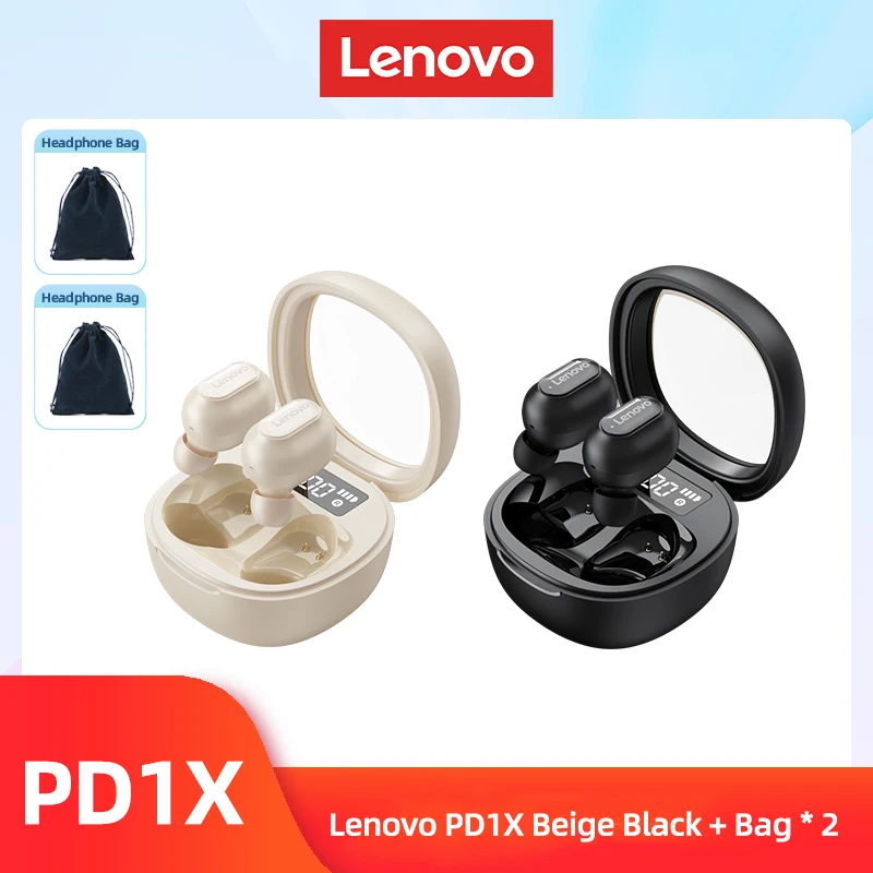   PD1X Pro Bluetooth 5.3 Earphones TWS Wireless Headset Smart Digital Display Ea - £29.23 GBP