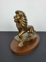 Disney Parks The Lion King Simba Bronze Figurine Statue 20 Year Cast Member Rare - £470.05 GBP