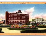 New Salvation Army Residence Asbury Park New Jersey NJ LInen Postcard N24 - £1.54 GBP