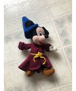 Disney Store Mickey Mouse Sorcerer Mickey 12&quot; Plush Toy Y2K - $21.49