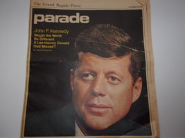 Vintage Grand Rapids Press MI November 1977 Parade John F Kennedy - $1.99
